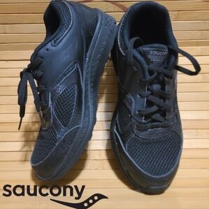 Saucony Boy's Black Athletic Shoes